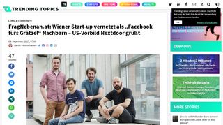 
                            13. FragNebenan.com: Das Facebook für Wiener Grätzel