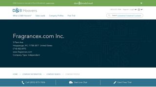 
                            12. Fragrancex.com Inc. Company Profile | Key Contacts, ...