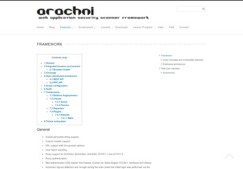 
                            9. Framework - Arachni - Web Application Security Scanner Framework