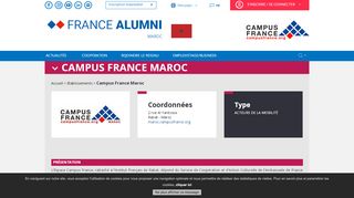 
                            12. France Alumni [Maroc] - Les établissements - Campus ...
