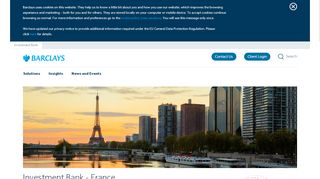 
                            8. France Contact Us | Barclays Investment Bank