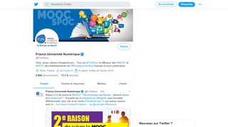 
                            10. France Université Numérique (@FunMooc) | Twitter