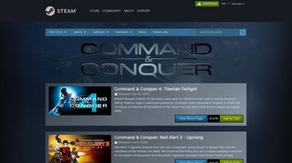 
                            10. Franchise - Command & Conquer - Steam
