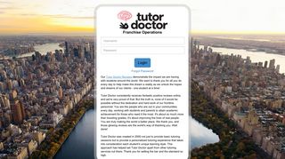 
                            13. Franchise Operations - Login - Tutor Doctor