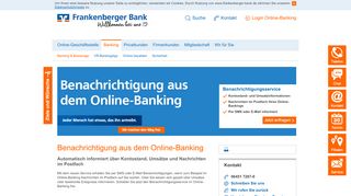 
                            8. Frankenberger Bank Online-Banking Benachrichtigung