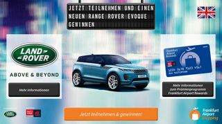 
                            12. Frankfurt Airport Rewards - Land Rover - Ghostlive