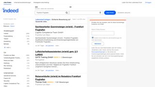 
                            10. Frankfurt Flughafen Jobs - Februar 2019 | Indeed.com