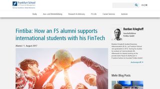 
                            10. Frankfurt School Blog | Fintiba: How an FS alumni supports ...