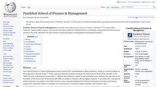 
                            7. Frankfurt School of Finance & Management - Wikipedia