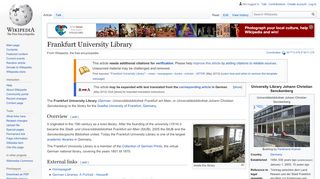 
                            6. Frankfurt University Library - Wikipedia
