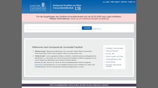 
                            3. Frankfurter Suchportal - HDS - HeBIS