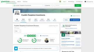 
                            8. Franklin Templeton Investments Reviews | Glassdoor.co.in