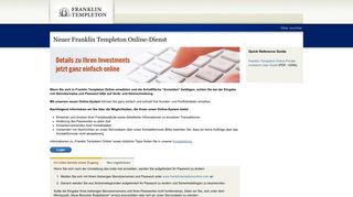 
                            3. Franklin Templeton Online - Franklin Templeton Investments