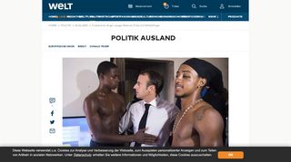 
                            6. Frankreich: Ärger wegen Macron-Foto mit Mittelfinger - Video - WELT