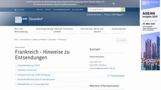 
                            3. Frankreich - Hinweise zu Entsendungen - IHK zu Düsseldorf