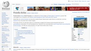 
                            8. Franska skolan – Wikipedia