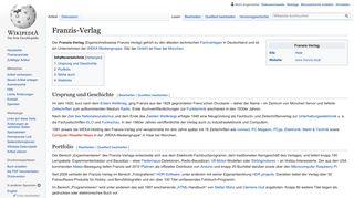 
                            9. Franzis-Verlag – Wikipedia