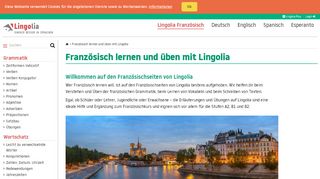 
                            8. Französisch lernen und üben mit Lingolia