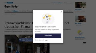 
                            4. Französischkurse für SBB-Mitarbeiter – bei deutscher ... - Tagesanzeiger