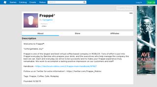 
                            9. Frappé® - Roblox