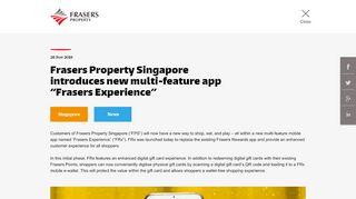 
                            13. Frasers Property Singapore introduces new multi-feature app “Frasers ...