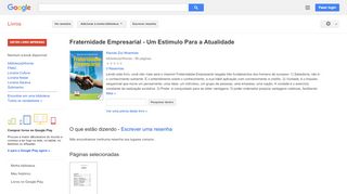 
                            12. Fraternidade Empresarial - Um Estímulo Para a Atualidade