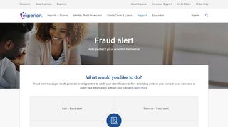 
                            11. Fraud Alert Center at Experian