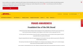 
                            13. Fraud Awareness | DHL | United Kingdom