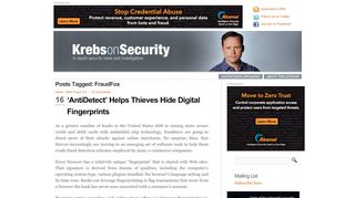 
                            13. FraudFox — Krebs on Security