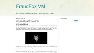 
                            10. FraudFox VM: INTRODUCTION TO FRAUDFOX