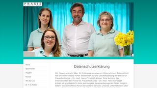 
                            11. Frauenarztpraxis Dr. med. H.-C. Kübler - Datenschutzerklärung