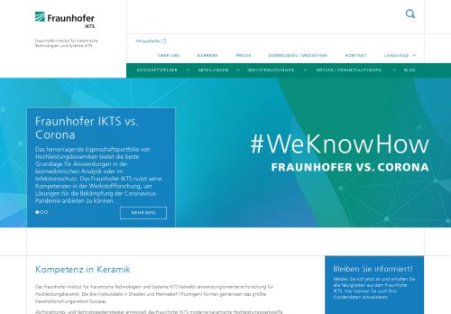 
                            5. Fraunhofer IKTS: Kompetenz in Keramik