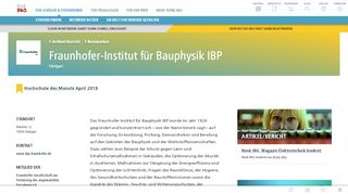 
                            10. Fraunhofer-Institut für Bauphysik IBP, | think ING.