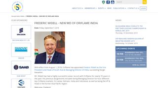 
                            11. FREDERIC WIDELL - NEW MD OF ORIFLAME INDIA | SCCI ...