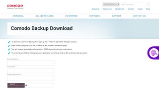
                            3. FREE 10 GB Online Storage from Comodo | Secure Backup Software