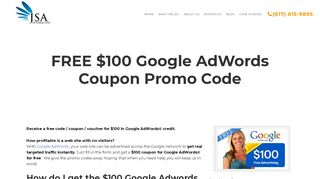 
                            8. FREE $100 Google AdWords Coupon Promo Code - Jsa Interactive