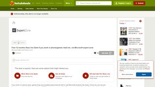 
                            10. Free 12 months Xbox live Gold if you work in phone/games retail etc ...