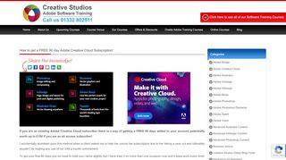 
                            10. FREE 90 day Adobe Creative Cloud Subscription - Creative Studios