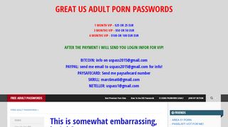 
                            4. FREE ADULT PASSWORDS - Page 3 of 38 - US PASSWORDS