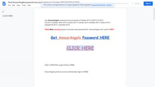 
                            10. free AmourAngels password account premium October 2013 10/2013 ...