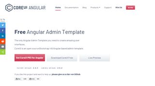 
                            13. Free Angular Admin Template · CoreUI