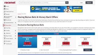 
                            2. Free Bets | Claim Online Exclusive Free Bonus Bets With Racenet