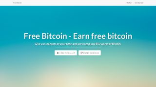 
                            2. Free Bitcoin - Earn $10 free bitcoin in 5 minutes