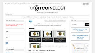 
                            9. Free bitcoins from Buster Faucet. · UK Bitcoin Blog - Bitcoins and ...