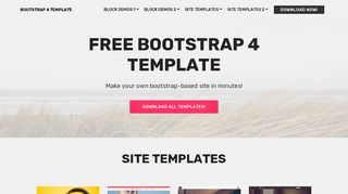 
                            5. Free Bootstrap 4 Template 2019 - Mobirise