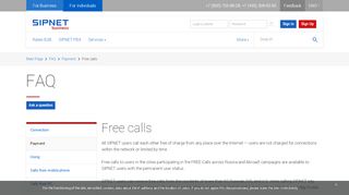 
                            7. Free calls via Internet to sipnet users, how to make free calls