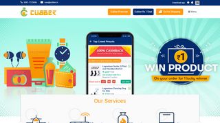 
                            1. Free Cashback Offers on Recharge, Bill Payment, Shopping at Cubber