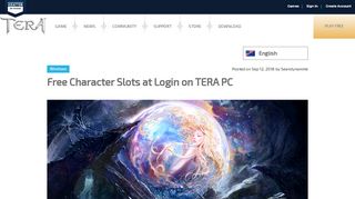 
                            10. Free Character Slots at Login on TERA PC - TERA