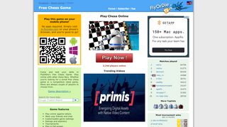 
                            6. Free Chess Game - Play Chess Online - FlyOrDie.com