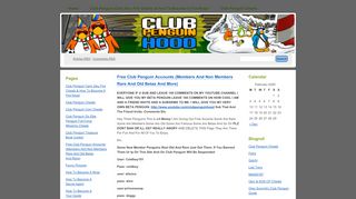 
                            12. Free Club Penguin Accounts (Members And Non Members Rare ...